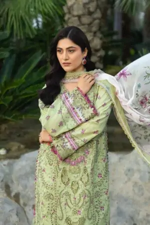 My Fashion Road Elaf Chikankari Prints Lawn 2026 | ERC-2A HINA