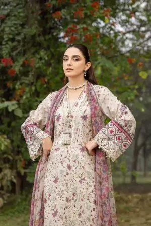 My Fashion Road Elaf Chikankari Prints Lawn 2026 | ERC-5A MEHR