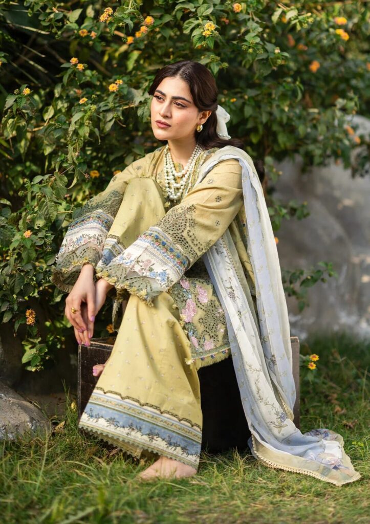 My Fashion Road Elaf Chikankari Prints Lawn 2026 | ERC-8B MENAH