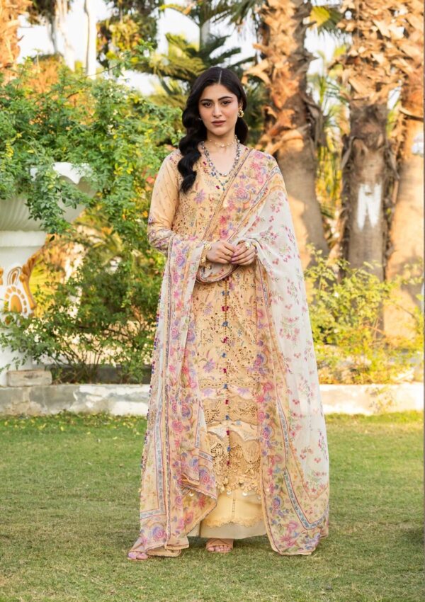 My Fashion Road Elaf Chikankari Prints Lawn 2026 | ERC-5B KHUSHEE