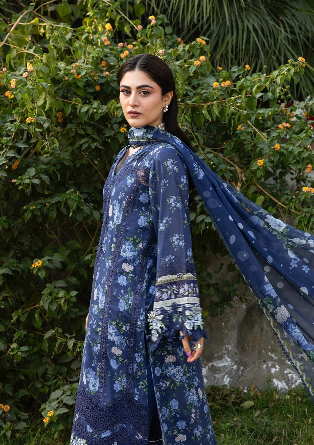 My Fashion Road Elaf Chikankari Prints Lawn 2026 | ERC-3B NEEL My Fashion Road Elaf Chikankari Prints Lawn 2026 | ERC-3B NEEL