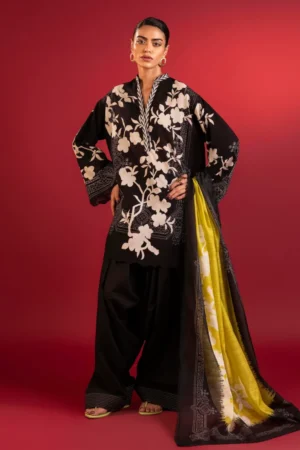 My Fashion Road Sana Safinaz Mahay Spring ’26 Unstitched Suit Vol. 1 | 001A