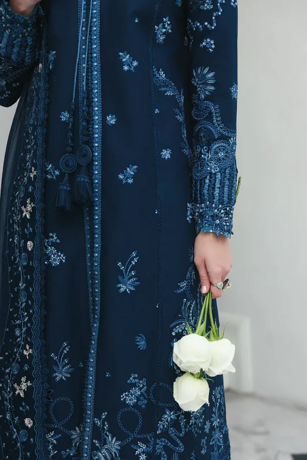 My Fashion Road Qalamkar Qline Lawn Collection 2026 | RP-10 ZOHAL