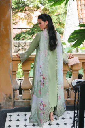 My Fashion Road Qalamkar Qline Lawn Collection 2026 | RP-15 RIVAH