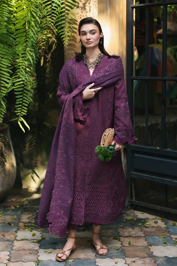 My Fashion Road Qalamkar Qline Lawn Collection 2026 | RP-08 LIORA