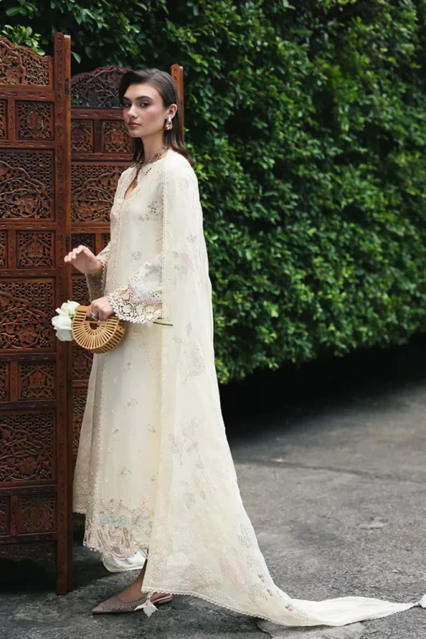 My Fashion Road Qalamkar Qline Lawn Collection 2026 | RP-01 SAVERA