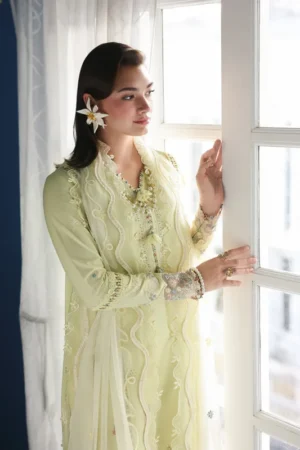 My Fashion Road Qalamkar Qline Lawn Collection 2026 | RP-13 MOONSTONE