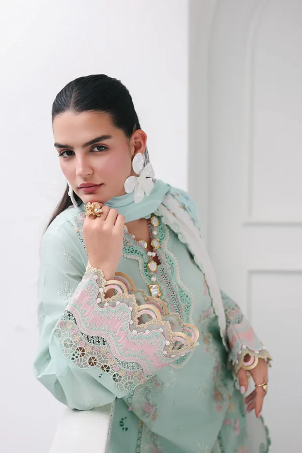 My Fashion Road Qalamkar Qline Lawn Collection 2026 | RP-05 RAHA