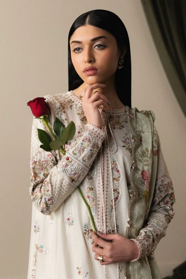 My Fashion Road Zara Shahjahan Luxury Lawn Satori 2026 | Shiori-D5