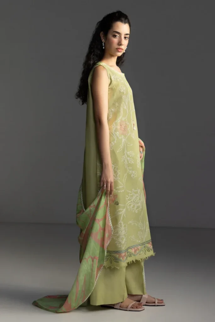 My Fashion Road Coco Lawn by Zara Shahjahan Unstitched Collection 2026 | 04 B