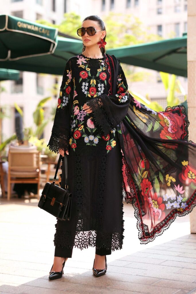 My Fashion Road Maria B Eid Lawn Unstitched Collection 2026 | 10B