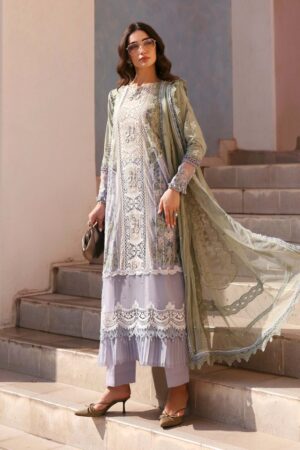 My Fashion Road Maria B Eid Lawn Unstitched Collection 2026 | 06B
