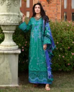 My Fashion Road Mushq Amoi Luxury Unstitched Lawn 2026 | Blooming Romance