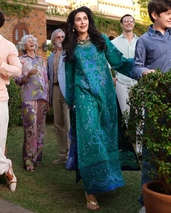 My Fashion Road Mushq Amoi Luxury Unstitched Lawn 2026 | Blooming Romance