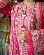 My Fashion Road Mushq Amoi Luxury Unstitched Lawn 2026 |Blushing Rose