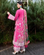 My Fashion Road Mushq Amoi Luxury Unstitched Lawn 2026 |Blushing Rose