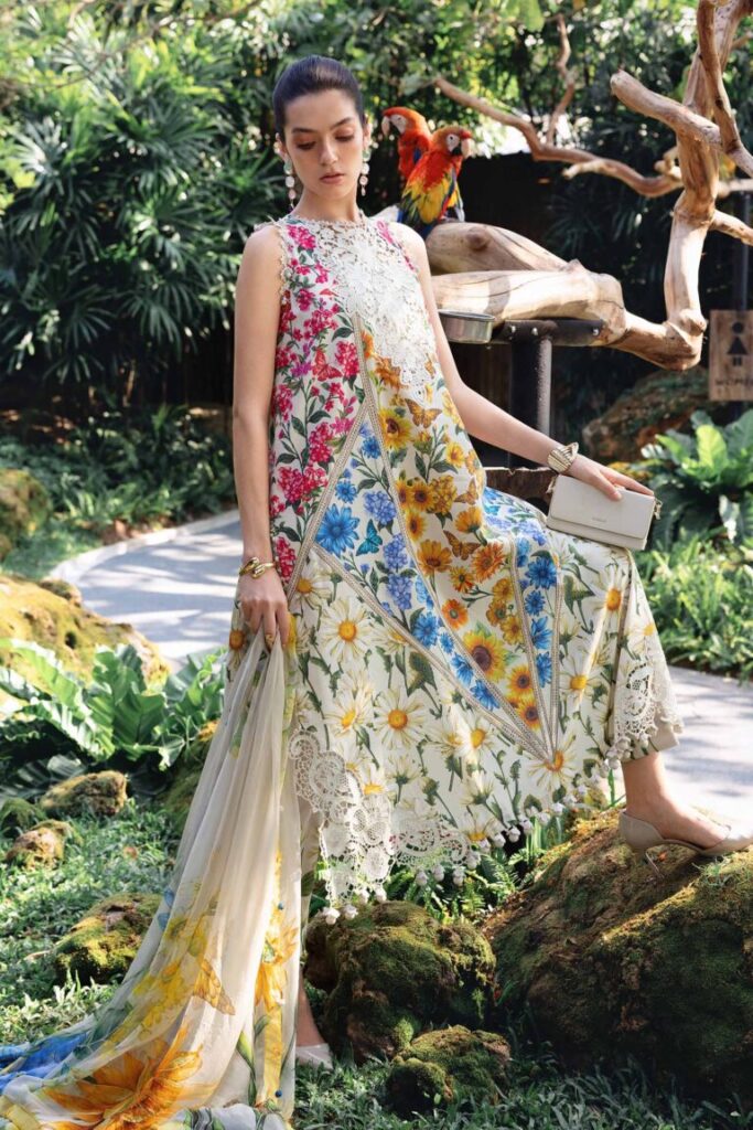 My Fashion Road Maria B M.Prints Lawn Unstitched Suits Vol-1 2026 | MPT-2910-A