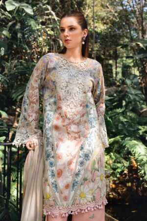 My Fashion Road Maria B M.Prints Lawn Unstitched Suits Vol-1 2026 | MPT-2910-B