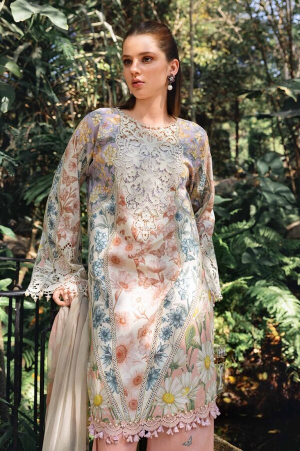 My Fashion Road Maria B M.Prints Lawn Unstitched Suits Vol-1 2026 | MPT-2910-B