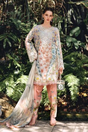My Fashion Road Maria B M.Prints Lawn Unstitched Suits Vol-1 2026 | MPT-2910-B