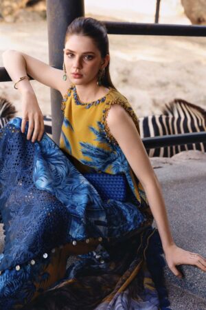 My Fashion Road Maria B M.Prints Lawn Unstitched Suits Vol-1 2026 | MPT-2911-A