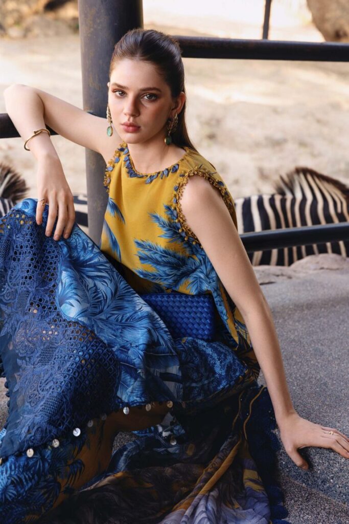 My Fashion Road Maria B M.Prints Lawn Unstitched Suits Vol-1 2026 | MPT-2911-A