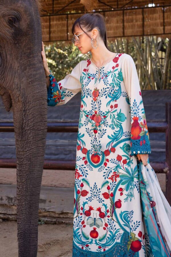 My Fashion Road Maria B M.Prints Lawn Unstitched Suits Vol-1 2026 | MPT-2912-A