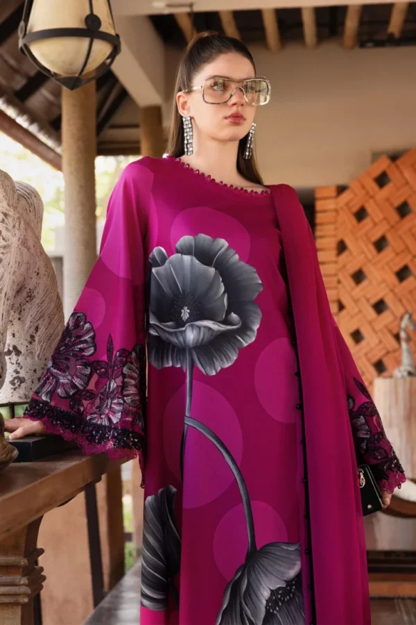 My Fashion Road Maria B M.Prints Lawn Unstitched Suits Vol-1 2026 | MPT-2913-B