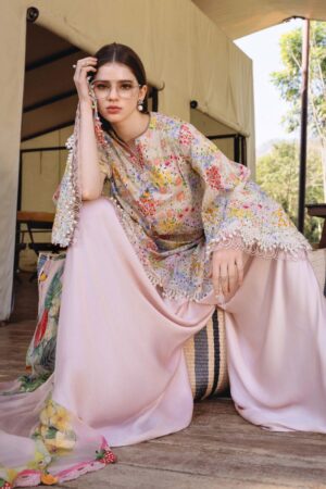 My Fashion Road Maria B M.Prints Lawn Unstitched Suits Vol-1 2026 | MPT-2914-A
