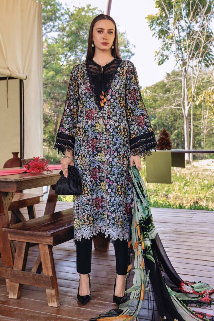 My Fashion Road Maria B M.Prints Lawn Unstitched Suits Vol-1 2026 | MPT-2914-B