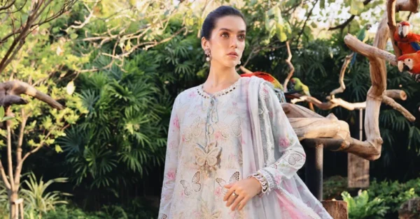 My Fashion Road Maria B M.Prints Lawn Unstitched Suits Vol-1 2026 | MPT-2901-A