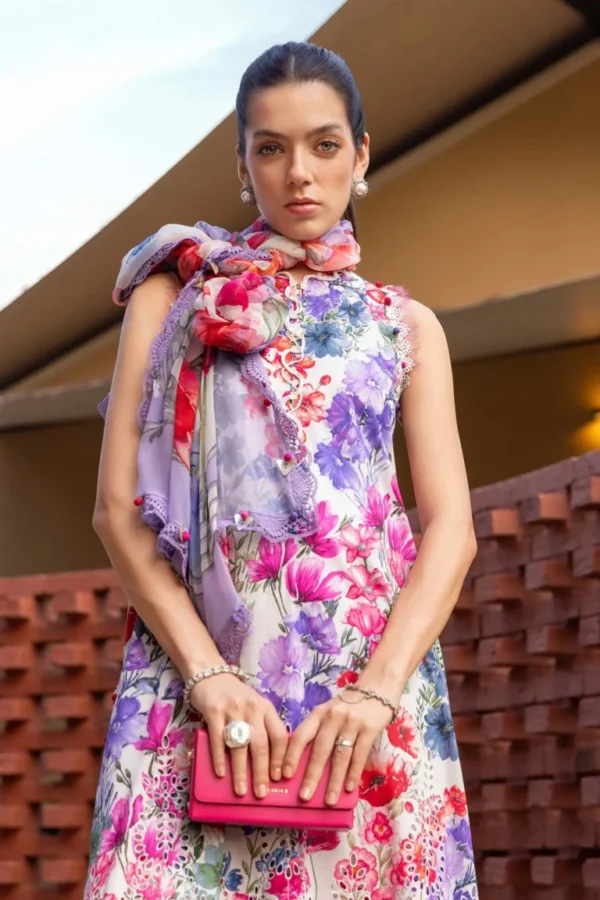 My Fashion Road Maria B M.Prints Lawn Unstitched Suits Vol-1 2026 | MPT-2902-A