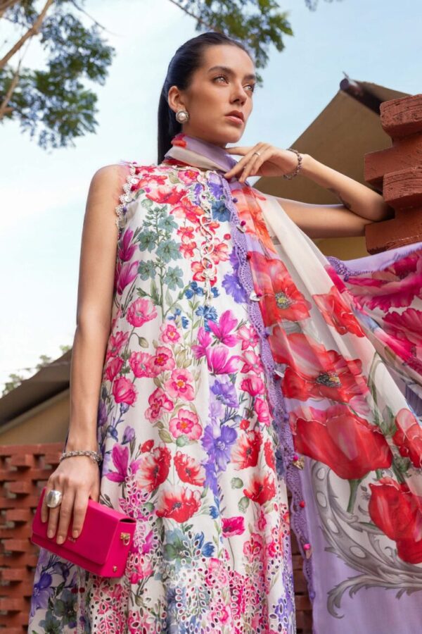 My Fashion Road Maria B M.Prints Lawn Unstitched Suits Vol-1 2026 | MPT-2902-A