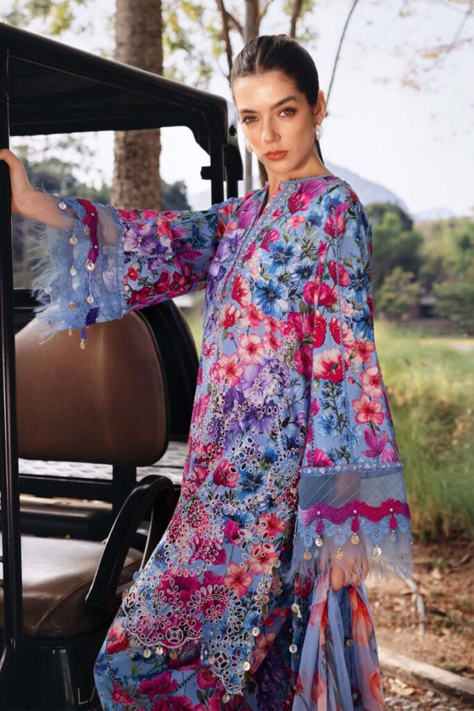 My Fashion Road Maria B M.Prints Lawn Unstitched Suits Vol-1 2026 | MPT-2902-B