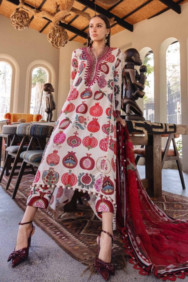 My Fashion Road Maria B M.Prints Lawn Unstitched Suits Vol-1 2026 | MPT-2903-A