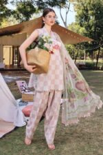 My Fashion Road Maria B M.Prints Lawn Unstitched Suits Vol-1 2026 | MPT-2906-A