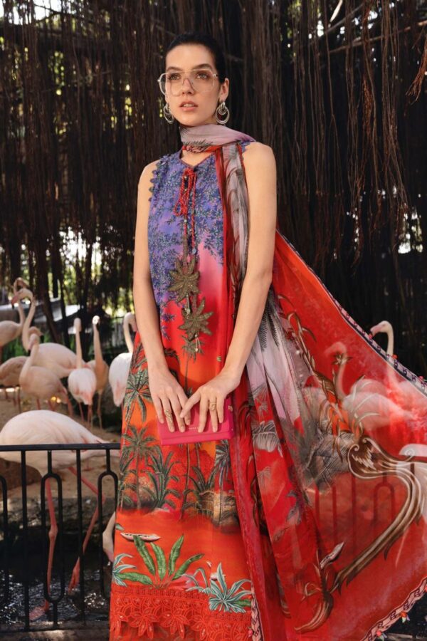 My Fashion Road Maria B M.Prints Lawn Unstitched Suits Vol-1 2026 | MPT-2907-B