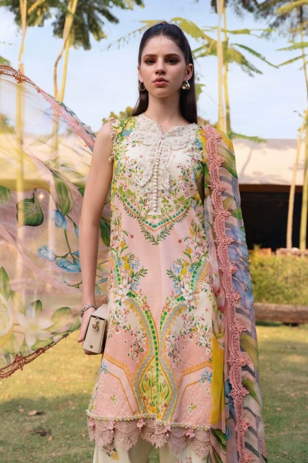 My Fashion Road Maria B M.Prints Lawn Unstitched Suits Vol-1 2026 | MPT-2908-A