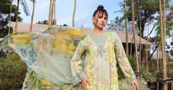 My Fashion Road Maria B M.Prints Lawn Unstitched Suits Vol-1 2026 | MPT-2908-B