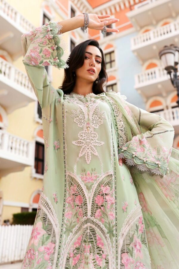My Fashion Road Maria B Eid Lawn Unstitched Collection 2026 | 11A