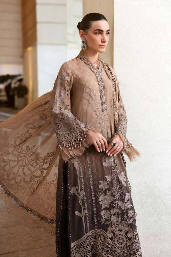 My Fashion Road Maria B Eid Lawn Unstitched Collection 2026 | 01A