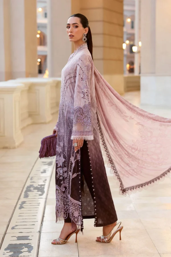 My Fashion Road Maria B Eid Lawn Unstitched Collection 2026 | 01B