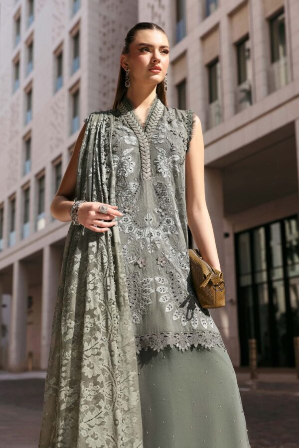 My Fashion Road Maria B Eid Lawn Unstitched Collection 2026 | 03B