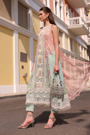 My Fashion Road Maria B Eid Lawn Unstitched Collection 2026 | 06A