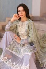 My Fashion Road Maria B Eid Lawn Unstitched Collection 2026 | 06B