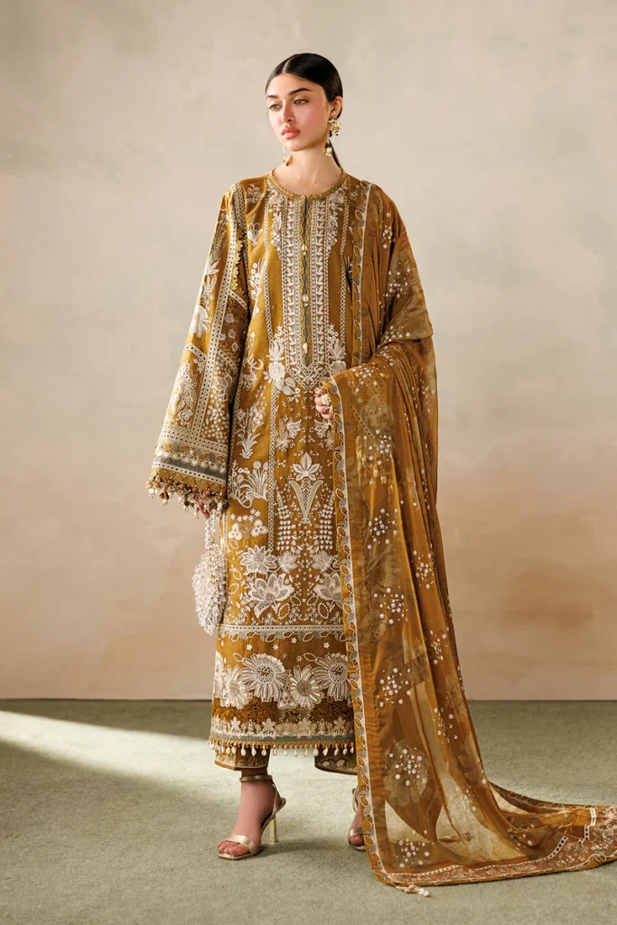 My Fashion Road Maria B Eid Lawn Unstitched Collection 2026 | D07