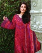 My Fashion Road Mushq Amoi Luxury Unstitched Lawn 2026 | Falling Petals