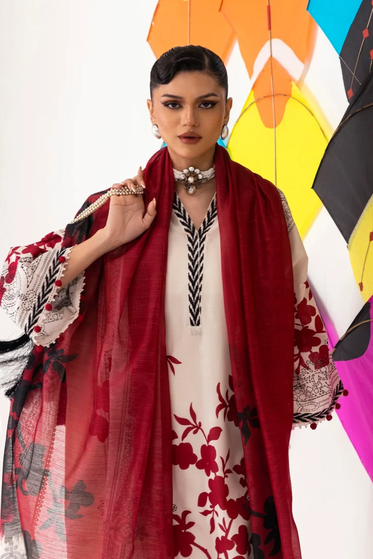 My Fashion Road Sana Safinaz Mahay Spring ’26 Unstitched Suit Vol. 1 | 001B My Fashion Road Sana Safinaz Mahay Spring ’26 Unstitched Suit Vol. 1 | 001B