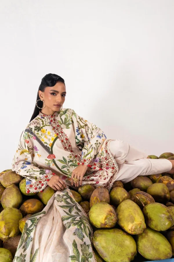 My Fashion Road Sana Safinaz Mahay Spring ’26 Unstitched Suit Vol. 1 | 005A