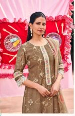 My Fashion Road Jay Vijay Misthi Premium Style Muslin Jacquard Suit | 10825